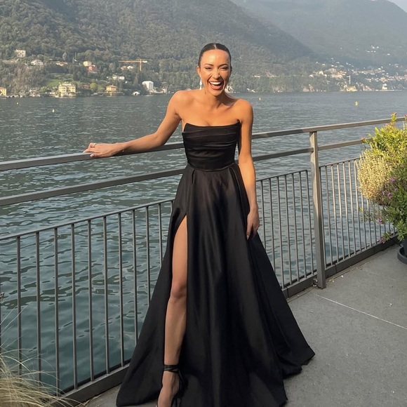 SAU Lee x Revolve Heidi Strapless Gown Long Dress Black NEW with tag - Picture 2 of 15